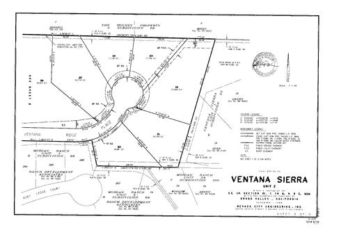 Click to see Subdivision Book 8, pg. 79 (2000) of Nevada County Recorders Subdivision Maps Book 8