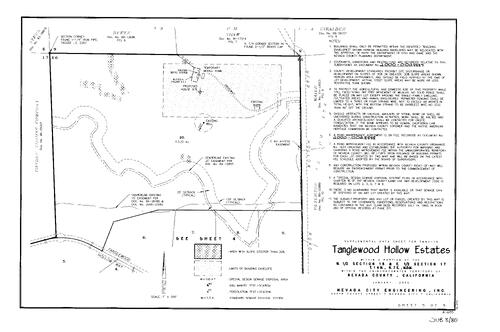 Click to see Subdivision Book 8, pg. 80 (2000) of Nevada County Recorders Subdivision Maps Book 8