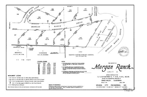 Click to see Subdivision Book 8, pg. 81 (2000) of Nevada County Recorders Subdivision Maps Book 8
