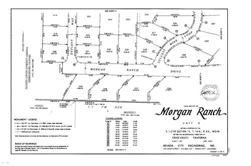 Click to see Subdivision Book 8, pg. 81 (2000) of Nevada County Recorders Subdivision Maps Book 8