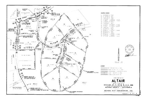 Click to see Subdivision Book 8, pg. 86 (2001) of Nevada County Recorders Subdivision Maps Book 8