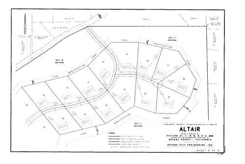 Click to see Subdivision Book 8, pg. 86 (2001) of Nevada County Recorders Subdivision Maps Book 8