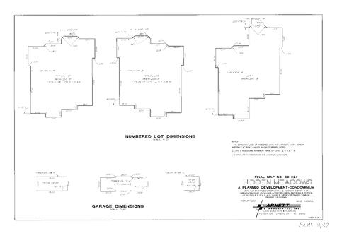 Click to see Subdivision Book 8, pg. 87 (2001) of Nevada County Recorders Subdivision Maps Book 8