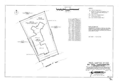 Click to see Subdivision Book 8, pg. 91 (2001) of Nevada County Recorders Subdivision Maps Book 8
