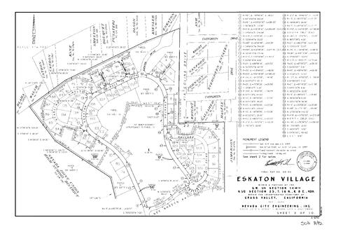 Click to see Subdivision Book 8, pg. 92 (2001) of Nevada County Recorders Subdivision Maps Book 8
