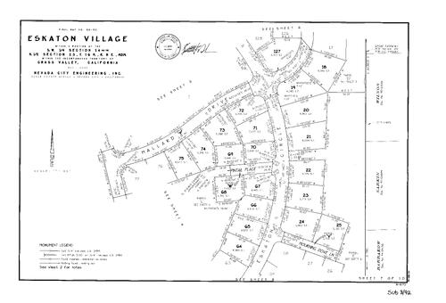 Click to see Subdivision Book 8, pg. 92 (2001) of Nevada County Recorders Subdivision Maps Book 8