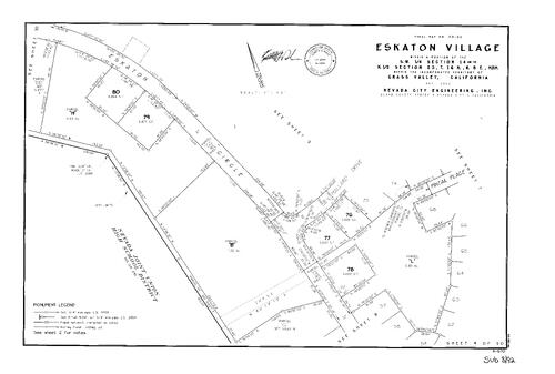 Click to see Subdivision Book 8, pg. 92 (2001) of Nevada County Recorders Subdivision Maps Book 8