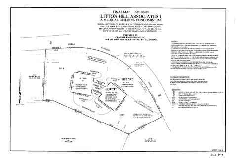 Click to see Subdivision Book 8, pg. 93 (2001) of Nevada County Recorders Subdivision Maps Book 8