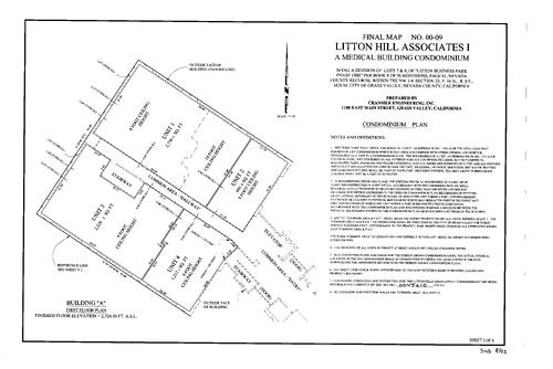 Click to see Subdivision Book 8, pg. 93 (2001) of Nevada County Recorders Subdivision Maps Book 8