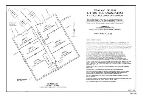 Click to see Subdivision Book 8, pg. 93 (2001) of Nevada County Recorders Subdivision Maps Book 8
