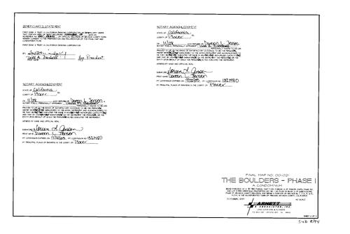 Click to see Subdivision Book 8, pg. 94 (2001) of Nevada County Recorders Subdivision Maps Book 8