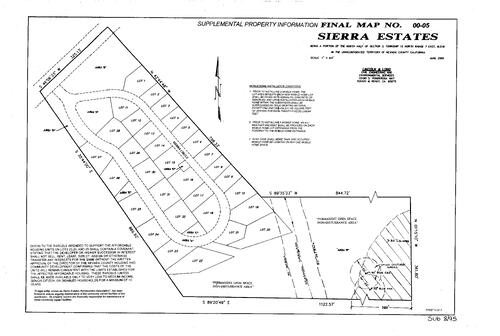 Click to see Subdivision Book 8, pg. 95 (2002) of Nevada County Recorders Subdivision Maps Book 8