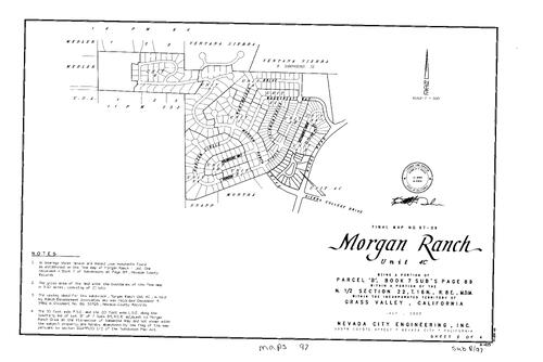 Click to see Subdivision Book 8, pg. 97 (2002) of Nevada County Recorders Subdivision Maps Book 8