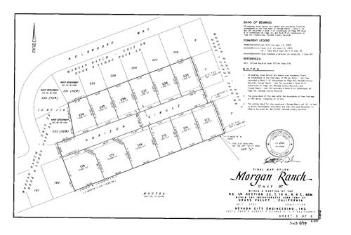 Click to see Subdivision Book 8, pg. 99 (2002) of Nevada County Recorders Subdivision Maps Book 8