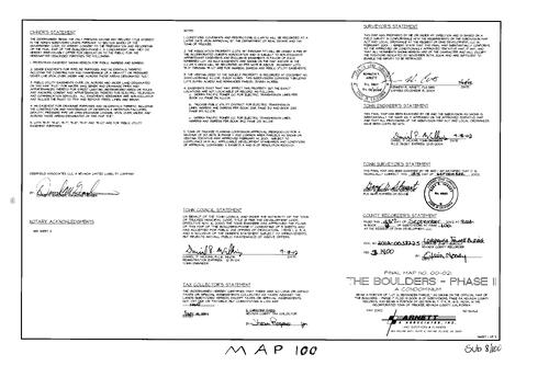Click to see Subdivision Book 8, pg. 100 (2002) of Nevada County Recorders Subdivision Maps Book 8