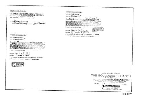 Click to see Subdivision Book 8, pg. 100 (2002) of Nevada County Recorders Subdivision Maps Book 8