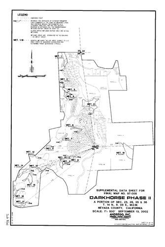 Click to see Subdivision Book 8, pg. 101 (2002) of Nevada County Recorders Subdivision Maps Book 8