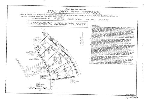 Click to see Subdivision Book 8, pg. 102 (2002) of Nevada County Recorders Subdivision Maps Book 8