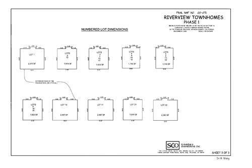 Click to see Subdivision Book 8, pg. 104 (2002) of Nevada County Recorders Subdivision Maps Book 8