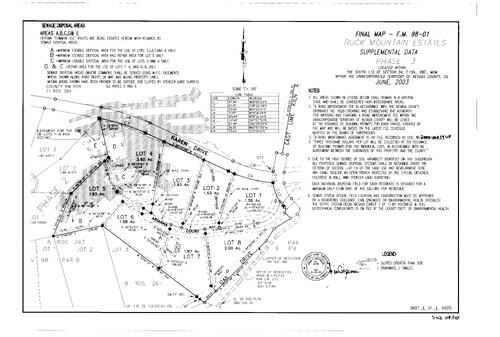 Click to see Subdivision Book 8, pg. 107 (2003) of Nevada County Recorders Subdivision Maps Book 8
