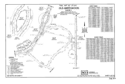 Click to see Subdivision Book 8, pg. 111 (2003) of Nevada County Recorders Subdivision Maps Book 8