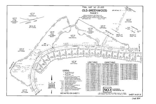 Click to see Subdivision Book 8, pg. 111 (2003) of Nevada County Recorders Subdivision Maps Book 8