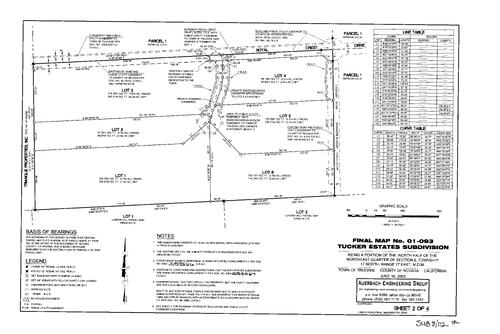 Click to see Subdivision Book 8, pg. 112 (2003) of Nevada County Recorders Subdivision Maps Book 8