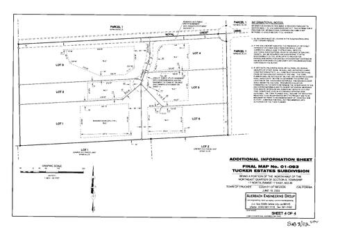 Click to see Subdivision Book 8, pg. 112 (2003) of Nevada County Recorders Subdivision Maps Book 8