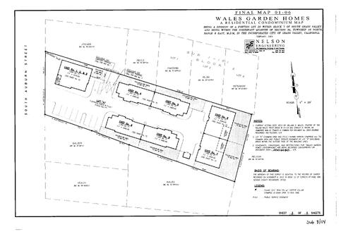 Click to see Subdivision Book 8, pg. 114 (2004) of Nevada County Recorders Subdivision Maps Book 8
