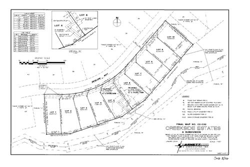 Click to see Subdivision Book 8, pg. 116 (2004) of Nevada County Recorders Subdivision Maps Book 8