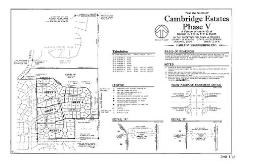 Click to see Subdivision Book 8, pg. 118 (2004) of Nevada County Recorders Subdivision Maps Book 8
