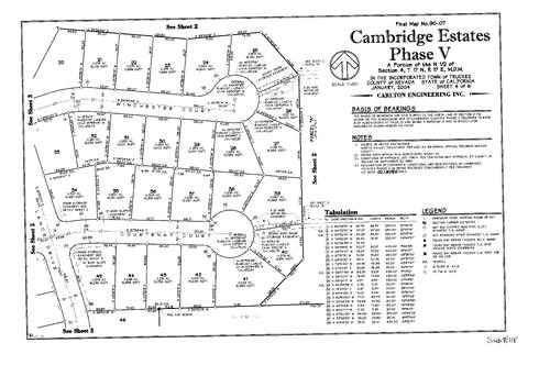 Click to see Subdivision Book 8, pg. 118 (2004) of Nevada County Recorders Subdivision Maps Book 8