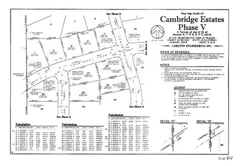 Click to see Subdivision Book 8, pg. 118 (2004) of Nevada County Recorders Subdivision Maps Book 8