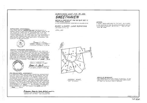 Click to see Subdivision Book 8, pg. 120 (2004) of Nevada County Recorders Subdivision Maps Book 8
