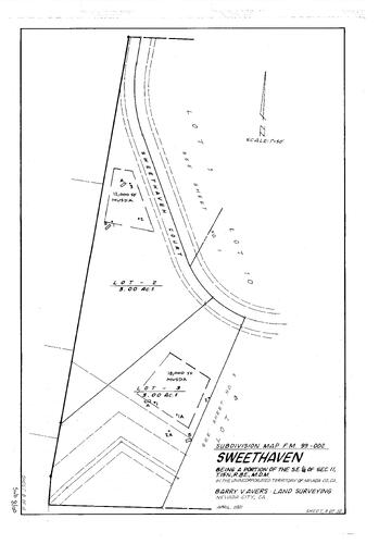Click to see Subdivision Book 8, pg. 120 (2004) of Nevada County Recorders Subdivision Maps Book 8