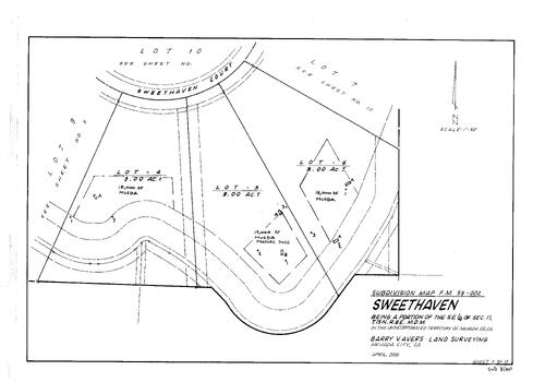 Click to see Subdivision Book 8, pg. 120 (2004) of Nevada County Recorders Subdivision Maps Book 8