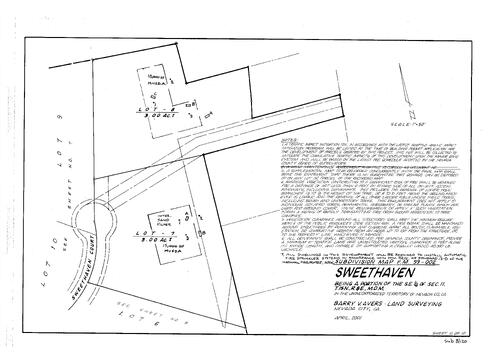 Click to see Subdivision Book 8, pg. 120 (2004) of Nevada County Recorders Subdivision Maps Book 8