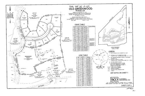 Click to see Subdivision Book 8, pg. 121 (2004) of Nevada County Recorders Subdivision Maps Book 8