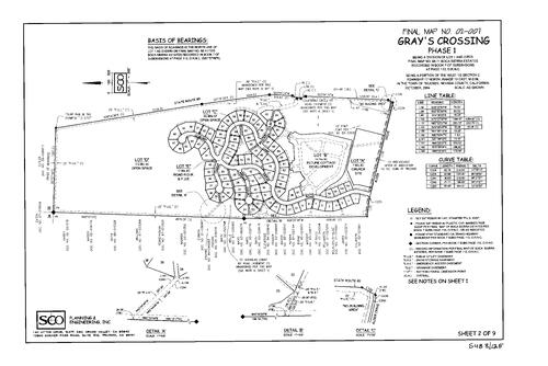 Click to see Subdivision Book 8, pg. 125 (2004) of Nevada County Recorders Subdivision Maps Book 8