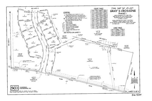 Click to see Subdivision Book 8, pg. 125 (2004) of Nevada County Recorders Subdivision Maps Book 8