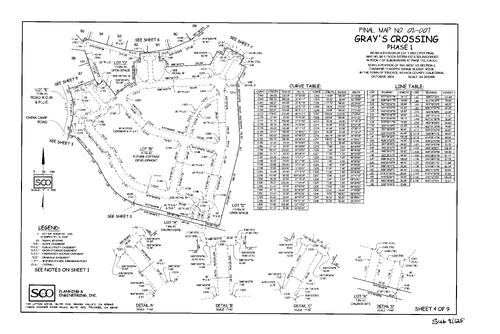 Click to see Subdivision Book 8, pg. 125 (2004) of Nevada County Recorders Subdivision Maps Book 8