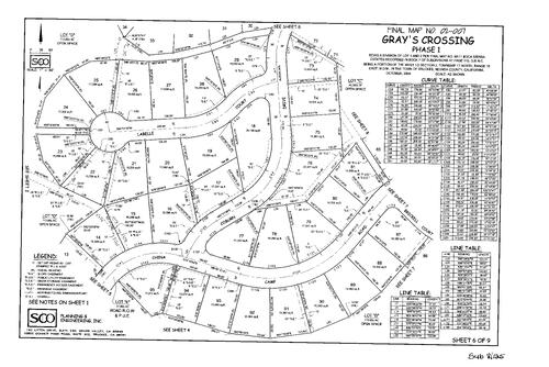 Click to see Subdivision Book 8, pg. 125 (2004) of Nevada County Recorders Subdivision Maps Book 8
