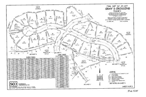 Click to see Subdivision Book 8, pg. 125 (2004) of Nevada County Recorders Subdivision Maps Book 8