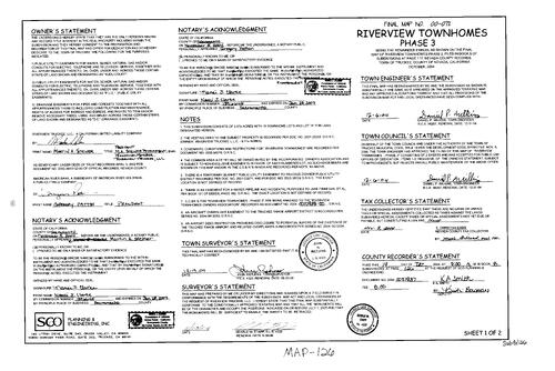 Click to see Subdivision Book 8, pg. 126 (2004) of Nevada County Recorders Subdivision Maps Book 8
