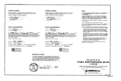 Click to see Subdivision Book 8, pg. 129 (2004) of Nevada County Recorders Subdivision Maps Book 8
