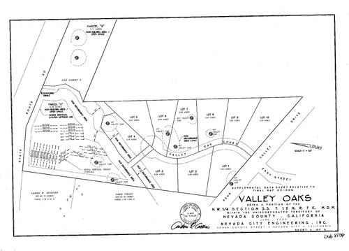 Click to see Subdivision Book 8, pg. 136 (2005) of Nevada County Recorders Subdivision Maps Book 8