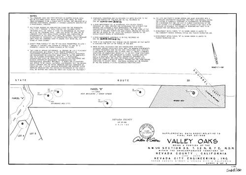 Click to see Subdivision Book 8, pg. 136 (2005) of Nevada County Recorders Subdivision Maps Book 8