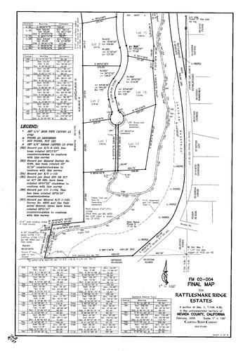 Click to see Subdivision Book 8, pg. 137 of Nevada County Recorders Subdivision Maps Book 8