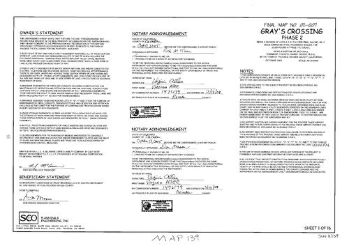 Click to see Subdivision Book 8, pg. 139 of Nevada County Recorders Subdivision Maps Book 8