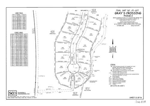 Click to see Subdivision Book 8, pg. 139 of Nevada County Recorders Subdivision Maps Book 8